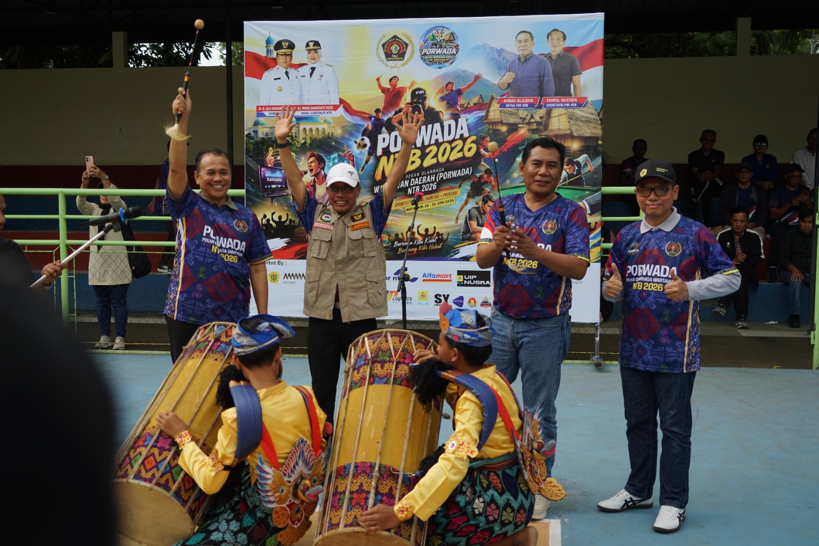 Resmi Dibuka, Porwada PWI NTB 2026 Jadi Ajang Perkuat Soliditas Pers dan Jaring Atlet Menuju Porwanas 2027