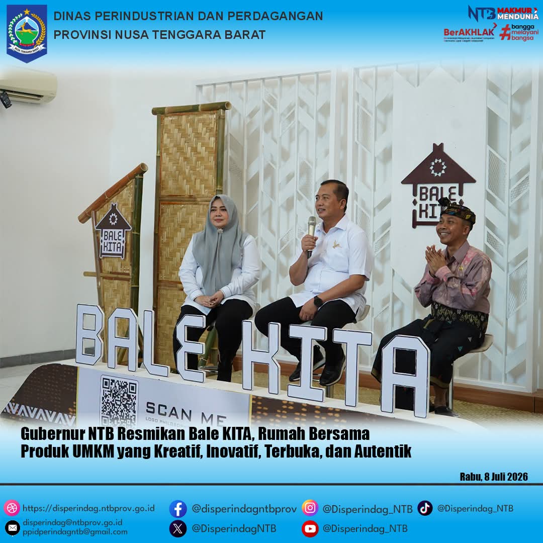 Gubernur Iqbal Resmikan Bale KITA Dorong UMKM Go Global