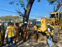 Pemprov NTB Gerak Cepat Perbaiki Jalan Depan RSUD Sering Sumbawa, Anggaran Capai Rp1 Miliar