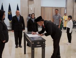 Kakanwil Kemenkum NTB Lantik PPNS Dishub Lombok Utara, Tekankan Integritas dan Profesionalisme