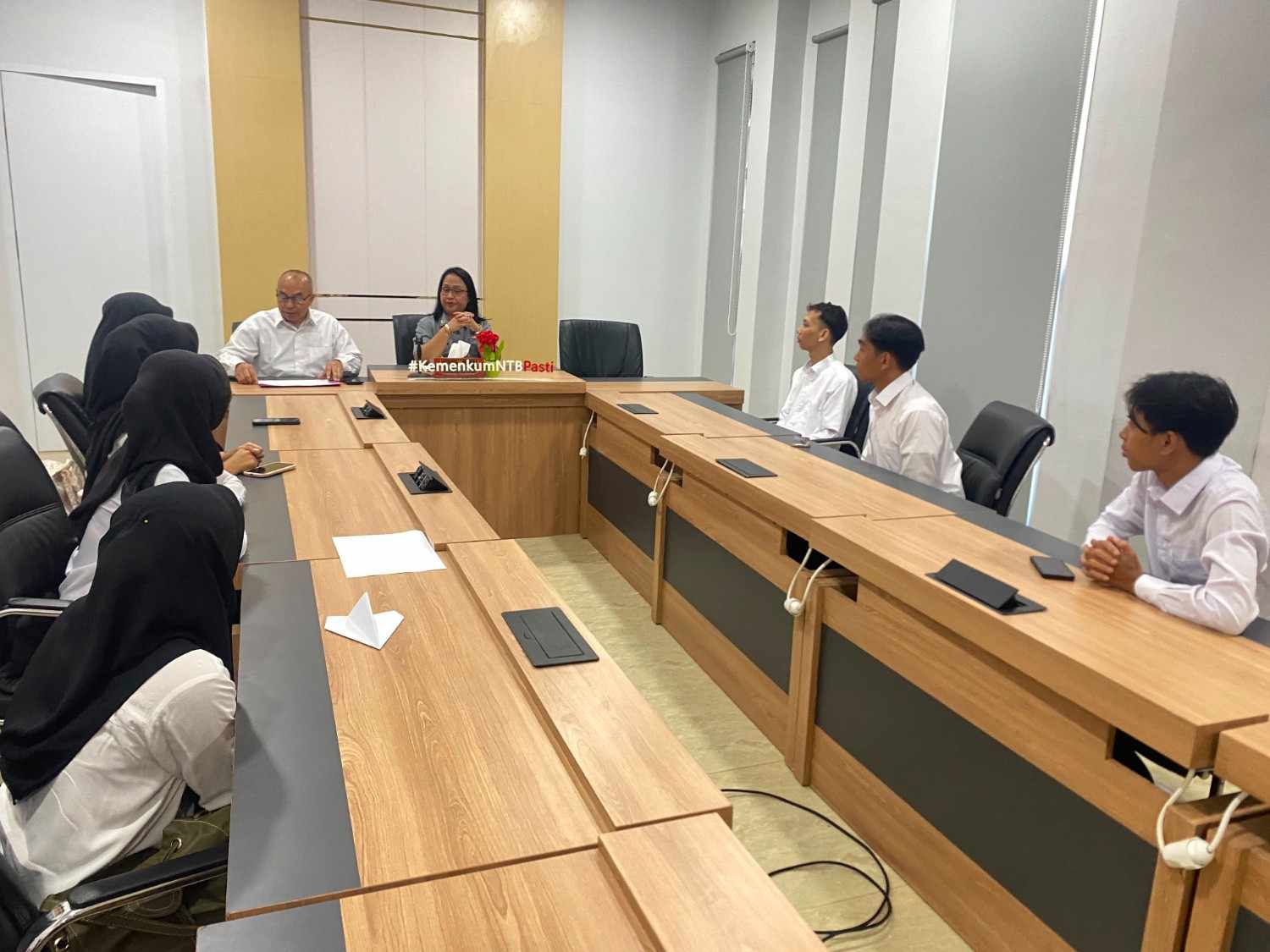 Sambut Peserta MagangHub, Kakanwil Kemenkum NTB Tekankan Disiplin dan Kontribusi di Dunia Kerja