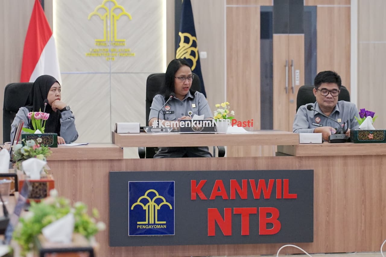 Petakan Permasalahan Hukum di NTB, Kanwil Kemenkum Bersinergi dengan Sejumlah Instansi