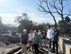 Lalu Hadrian Irfani Dorong Revitalisasi Desa Adat Sade Pascakebakaran