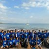 Gerakan Langit Biru Indonesia Asri, DPC Demokrat Lobar Gelar Aksi Bersih Pantai Batu Bolong