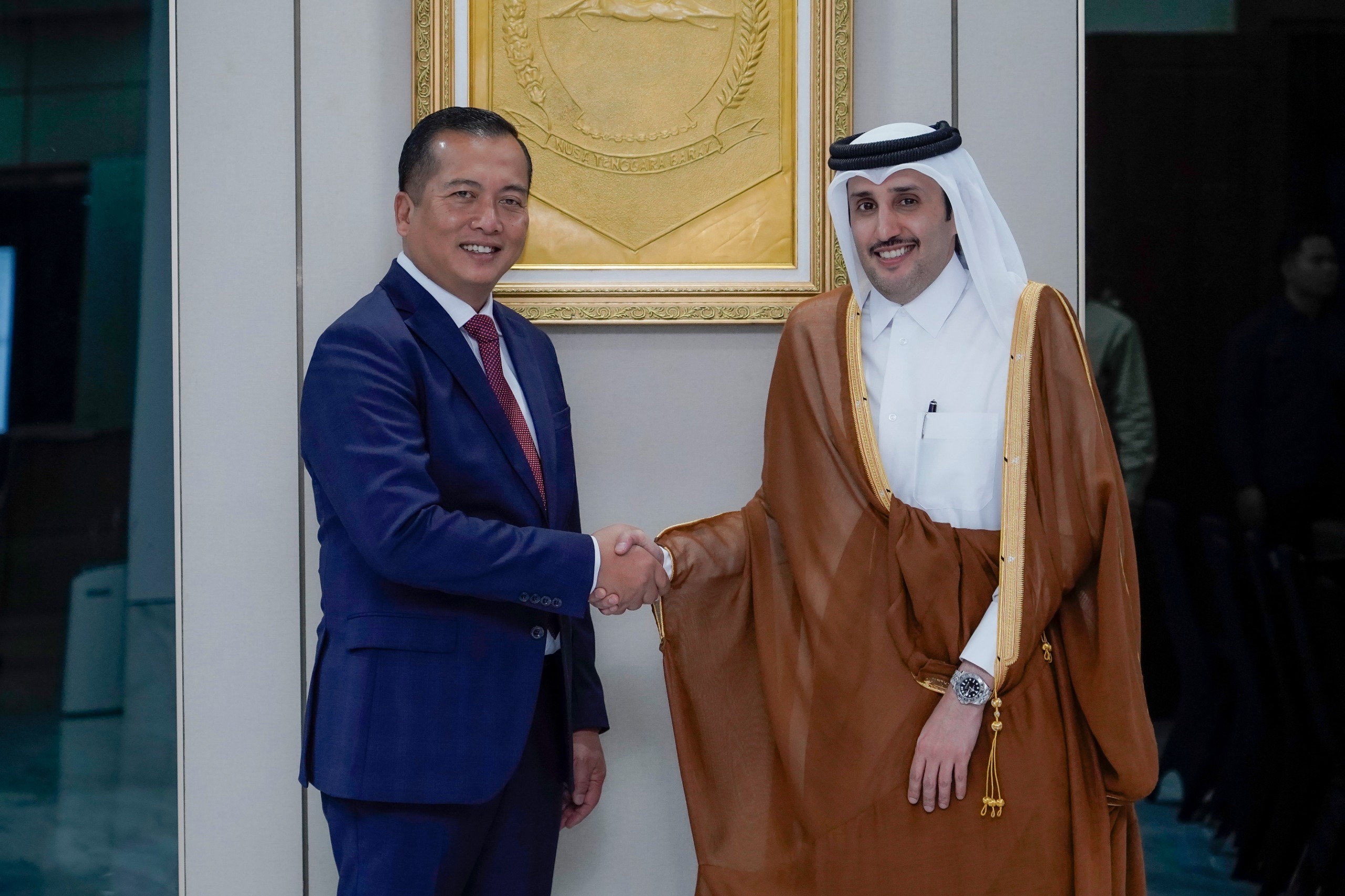 Temui Dubes Qatar, Gubernur Iqbal Buka Peluang Kerja bagi Lulusan SMK dari NTB