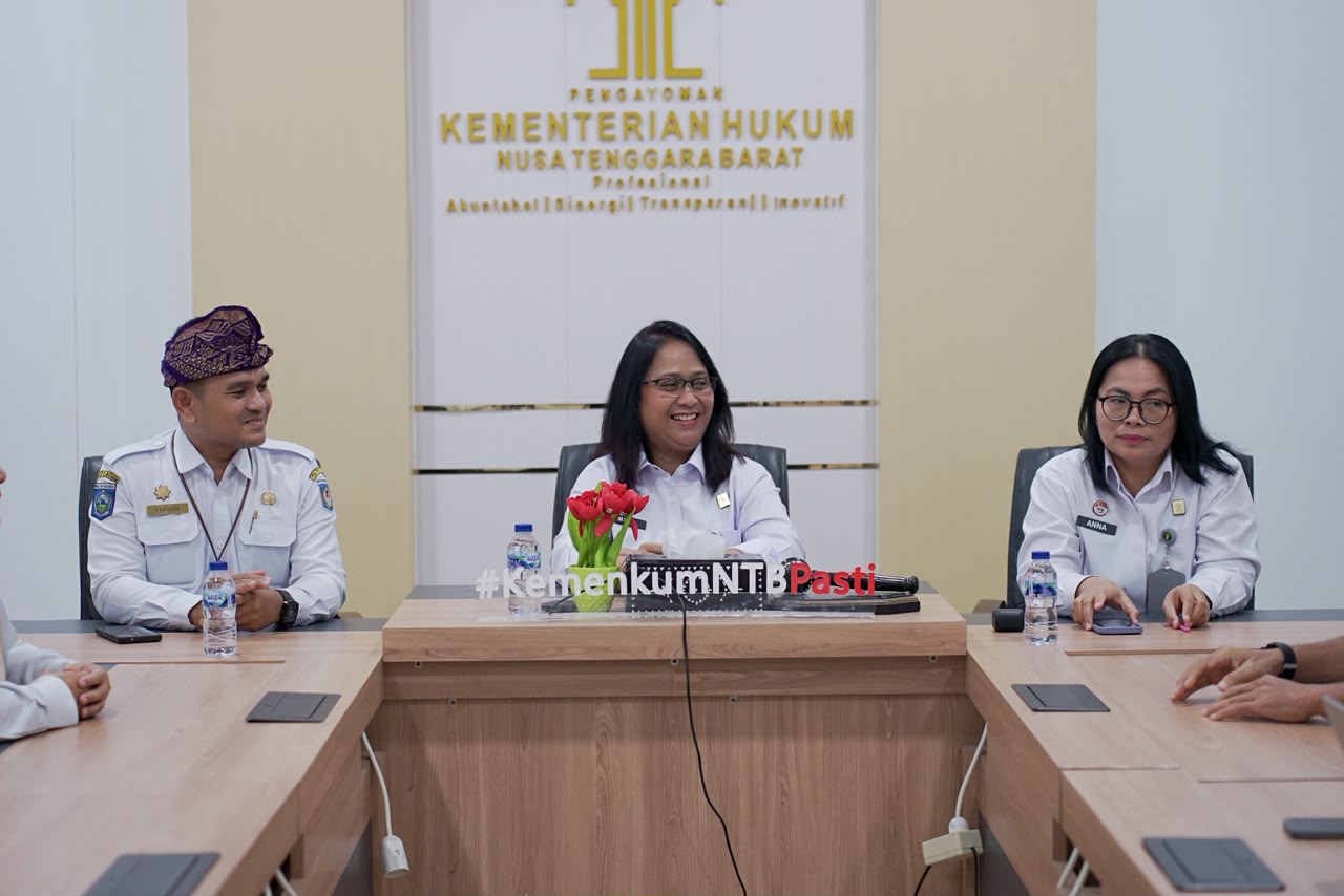 Kanwil Kemenkum NTB dan Dispar Kota Mataram Perkuat Sinergi Pelindungan Kekayaan Intelektual UMKM